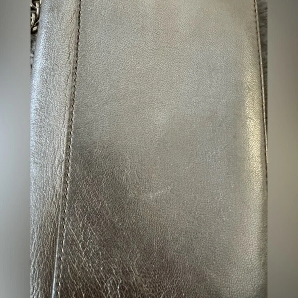 Michael Kors Metallic Gold Chain Crossbody Shoulder Bag Purse